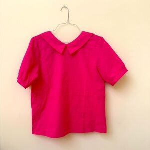 Pink vintage collared blouse